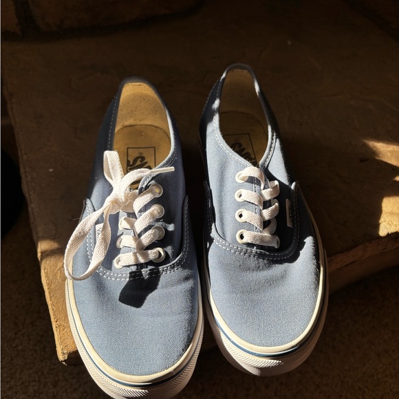 Vans Classic Blue and White Sneakers - Picture 4 of 4